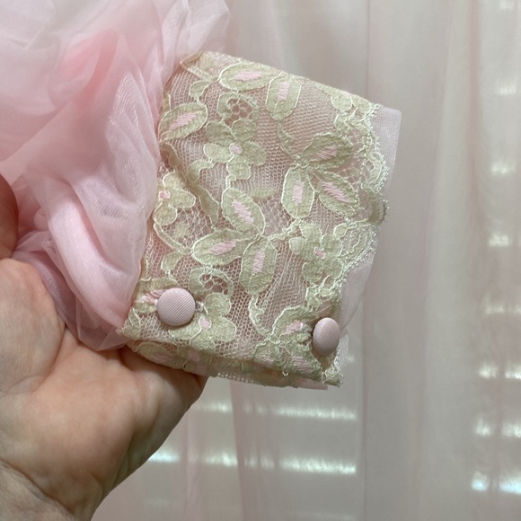 VAL MODE VINTAGE PEIGNOIR SET SOFT PINK SMALL - Picture 11 of 17